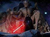 Imagen del mod Sables láser (Magicka Sabers). (Fuente de la imagen: SkyrimRenKylo - Nexus Mods)