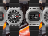 En la imagen, el Casio G-Shock GM-2100M-1JF (izquierda) y el GM-5600M-1JF (derecha). (Fuente de la imagen: @geesgshock en Instagram)