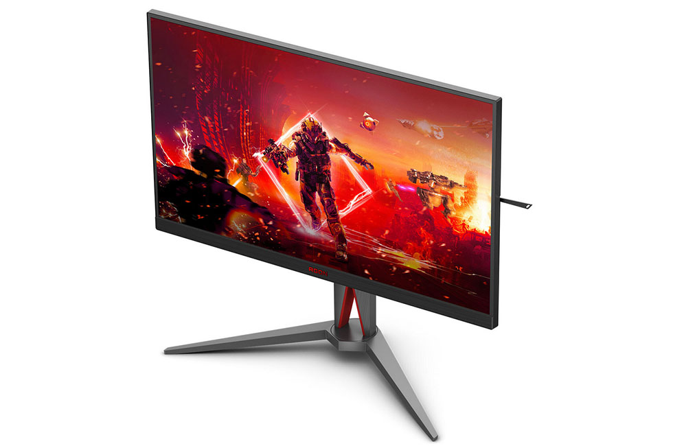 AOC Q27G3XMN/BK, Monitor de gaming negro/Rojo