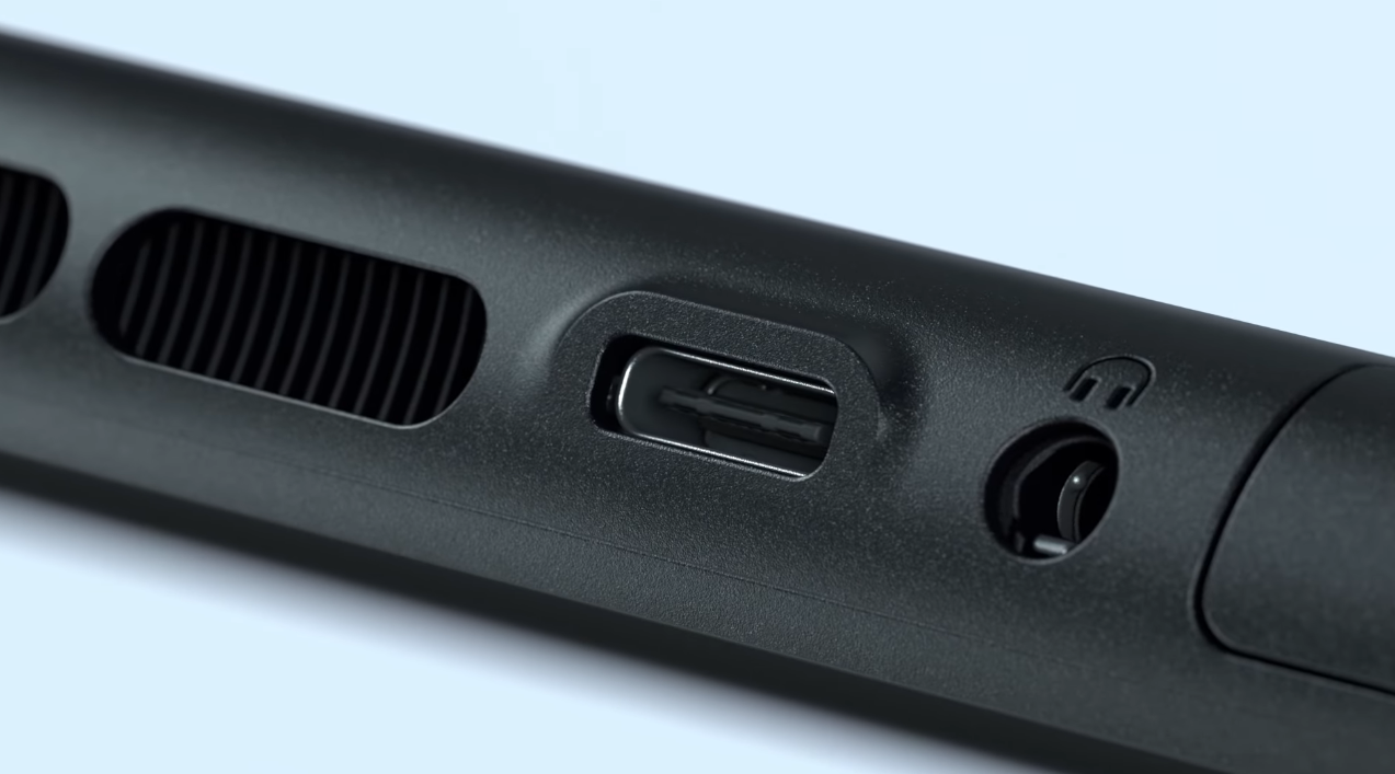 Los puertos USB-C de la Switch 2 (Fuente de la imagen: Nintendo / YouTube)