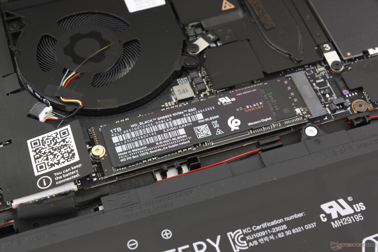 El modelo sólo admite hasta una unidad SSD interna