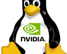 Los controladores de Nvidia en Linux ahora utilizan por defecto módulos del núcleo de la GPU de código abierto. (Fuente de la imagen: logotipo de Nvidia y Tux, Wikimedia Commons)