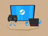 La Steam Machine de Valve vista junto al Steam Controller