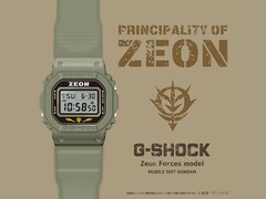 El modelo Casio G SHOCK x GUNDAM Principado de Zeon. (Fuente de la imagen: Gundam Fanclub)