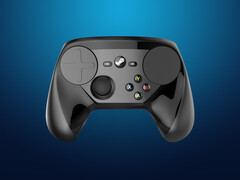 El Steam Controller original lanzado en 2015 tiene trackpads duales como el Steam Deck. (Fuente de la imagen: Valve)