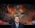 Elon Musk ha confesado haber hecho trampas en Path of Exile 2 y Diablo 4. (Fuente de la imagen: Pixabay, Tumisu / YouTube, WoldGamerSK)