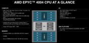 Características del AMD Epyc 4004 (imagen vía AMD)