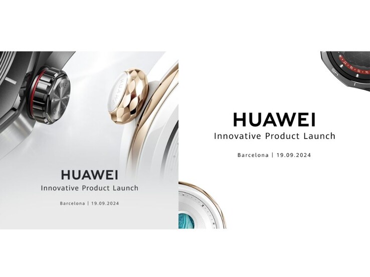 Las imágenes teaser de Huawei que revelaron la fecha de lanzamiento del Watch GT 5, de principios de septiembre. (Fuente de la imagen: Huawei vía X/Twitter)