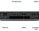 Disposición de los puertos traseros del Mac Mini (2023). (Fuente de la imagen: Apple)