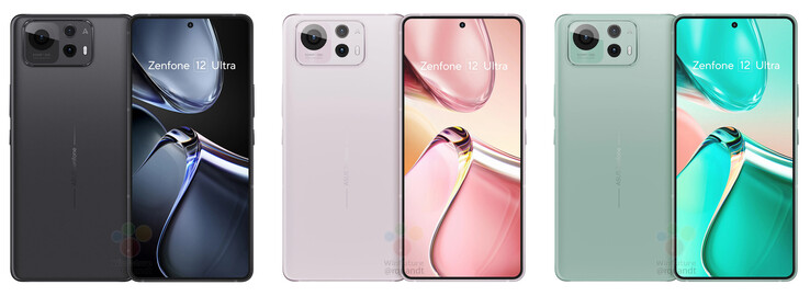 Opciones de color filtradas del Zenfone 12 Ultra (Fuente de la imagen: Roland Quandt)