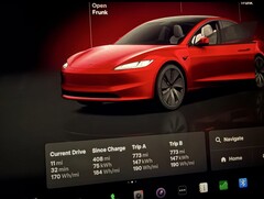 El Tesla Model 3 Long Range RWD se presentó a principios de este año por 42.490 dólares, con una autonomía anunciada de 363 millas (Fuente de la imagen: @dkrasniy vía X/Twitter)