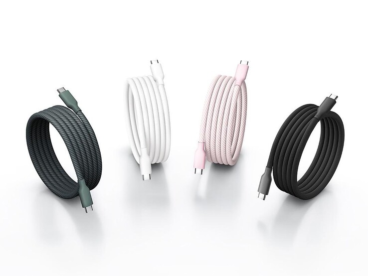 El cable magnético USB-C a USB-C del Xiaomi Mi 6A. (Fuente de la imagen: Xiaomi)