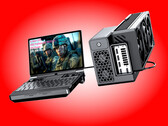 El Win Max 3 conectado a la base eGPU G2 de GPD.