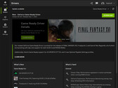 Nvidia GeForce Notas de actualización del controlador Game Ready 561.09 en la aplicación Nvidia (Fuente de la imagen: Propia)