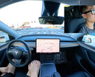 Los conductores de vehículos compartidos suelen utilizar el modo FSD de Tesla (Fuente de la imagen: Justin Yoon/YT)