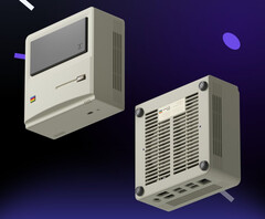 El AYANEO AM01 debe su diseño a los ordenadores de sobremesa Macintosh vintage de Apple. (Fuente de la imagen: AYANEO)