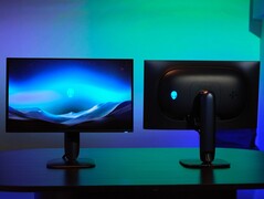 Parte delantera y trasera del monitor OLED 4K Alienware AW2725Q (Fuente de la imagen: Alienware)