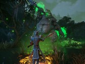 Una imagen que muestra una batalla contra un jefe en Dungeons of Sundaria.
