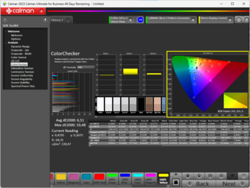 Calman ColorChecker modo OD