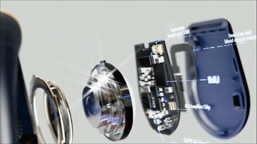 Un gran transductor de 16,2 mm y el último chipset de audio de Qualcomm permiten conexiones multipunto con audio de alta resolución. (Fuente de la imagen: Cleer)