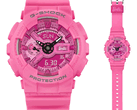 El reloj Casio G-Shock GMA-S110BE-4A Barbie de edición limitada funciona con una pila CR1220, con una duración estimada de 2 años (Fuente de la imagen: Casio)