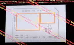 Así podría ser el CCD Zen 6 de 12 núcleos de AMD (fuente de la imagen: Moore&#039;s Law is Dead en YouTube)