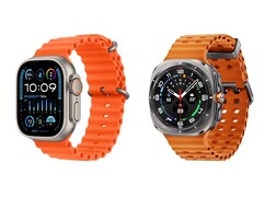 Izquierda: Apple Watch Ultra 2 | Derecha: Samsung Galaxy Watch Ultra (Fuente de la imagen: Apple, Samsung)