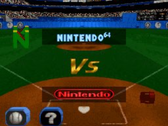 Una captura de pantalla que muestra el equipo secreto de Ken Griffey Jr's Winning Run en Nintendo 64