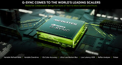 Nvidia G-Sync funcionará ahora directamente en los escaladores de pantalla MediaTek sin necesidad de un módulo dedicado. (Fuente de la imagen: Nvidia)