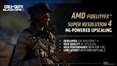 También se lanza AMD FSR 4 que ahora está acelerado por ML. (Fuente de la imagen: AMD)