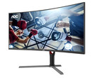 El último monitor para juegos de 34 pulgadas de AOC combina una resolución de 1440p con una frecuencia de refresco de 180 Hz. (Fuente de la imagen: AOC)