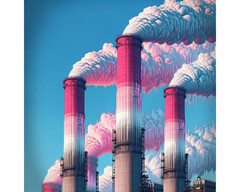 Centrales eléctricas virtuales: Un enfoque prometedor para un uso más eficiente de las energías renovables y la reducción de las emisiones de CO2 (imagen simbólica: DALL-E / AI)