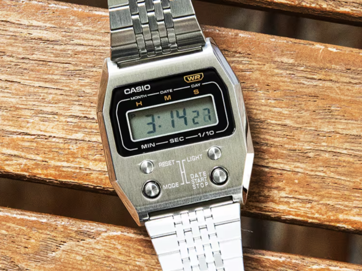 El Casio Vintage A1100D-1 - una reedición del 52QS-14B de los años 70. (Fuente de la imagen: Casio)