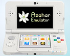 Emulador de Nintendo 3DS Logotipo de Azahar en la pantalla de la consola 3DS