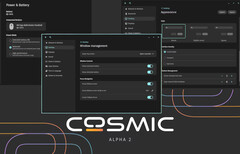 La actualización Cosmic Alpha 2 de System76 introdujo un montón de cambios de usabilidad y personalización en el incipiente entorno de escritorio. (Fuente de la imagen: System76 - editado)