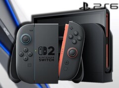 Al parecer, Nintendo quiere que la Switch 2 supere con creces a la PS6 en unidades despachadas. (Fuente de la imagen: Nintendo/Tech Blood - editado)