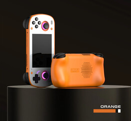 Diseño naranja oficial de Retroid para el Pocket Mini. (Fuente de la imagen: Retroid)