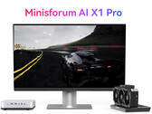 Minisforum AI X1 Pro cuenta con dos puertos USB4 y un puerto OCuLink (Fuente de la imagen: Minisforum - editado)