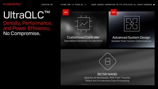 UltraQLC combina la NAND 3D QLC con un controlador avanzado (Fuente de la imagen: SanDisk)