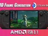 AMD FSR 3.1 y la generación de fotogramas en la plataforma Steam de Valve aumentan su rendimiento en los juegos (Fuente de la imagen: ETA Prime)