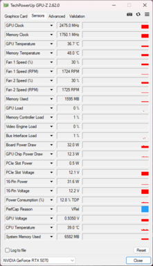 GPU-Z: Nvidia GeForce RTX 5070 Founders Edition