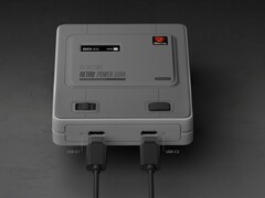 El AYANEO Retro Power Bank viene en un acabado inspirado en SNES. (Fuente de la imagen: AYANEO)