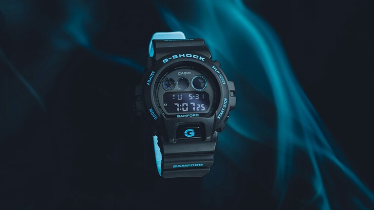 El segundo reloj Casio G-Shock x Bamford collab (en la imagen) utilizó el Casio DW-6900BWD-1ER como base. (Fuente de la imagen: Casio)