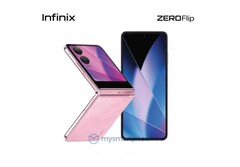 El Infinix Zero Flip será el primer smartphone plegable de la marca. (Fuente de la imagen: MySmartPrice)