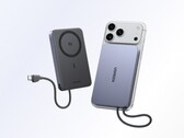 El cargador portátil Ugreen MagFlow Air Ultra Slim PB579 admite carga inalámbrica de 25 W y carga USB-C de 45 W.