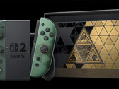 La consola Switch 2 de la edición limitada de «The Legend of Zelda: Ocarina of Time» que se muestra en la imagen