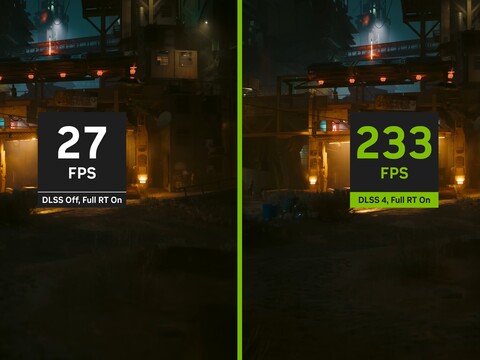 Nvidia DLSS 4 FPS Boosts (Fuente de la imagen: Nvidia)