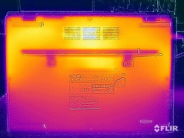 Prueba de tensión de temperaturas superficiales (abajo)