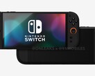 Los renders filtrados de Nintendo Switch 2 revelan una pantalla mucho más grande que la de su predecesora. (Fuente de la imagen: 91Mobiles &amp; OnLeaks)