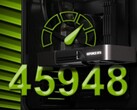 Es posible que la GeForce RTX 5090D haya sido overclockeada para la ejecución del benchmark PassMark. (Fuente de la imagen: Nvidia/PassMark - editado)